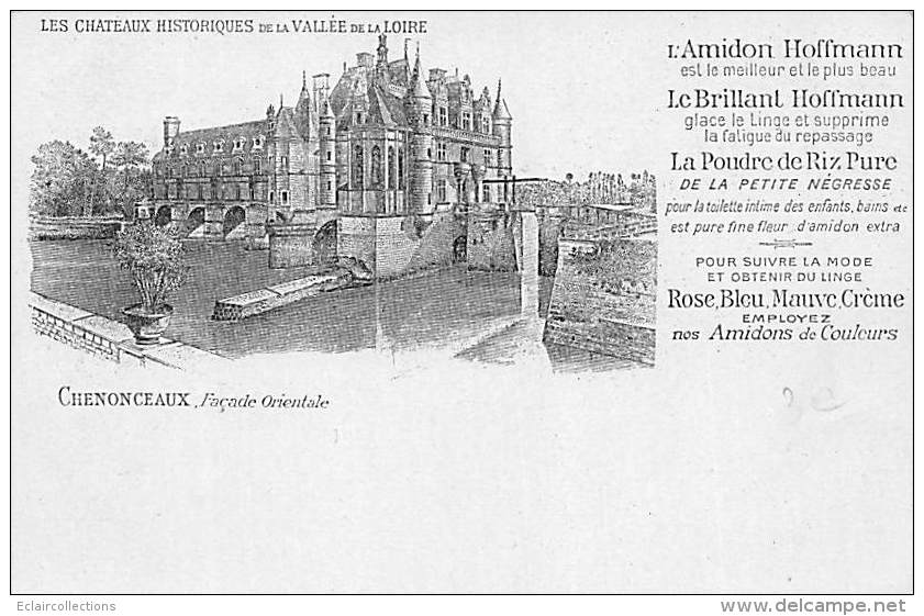 Thème  Broderie.Amidon Hoffmann .Fil.Tissus:   Château De Chenonceaux   (voir Scan) - Other & Unclassified