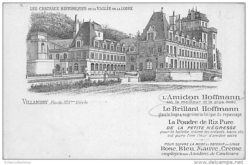 Thème  Broderie.Amidon Hoffmann .Fil.Tissus:   Château De Villandry   (voir Scan) - Sonstige & Ohne Zuordnung