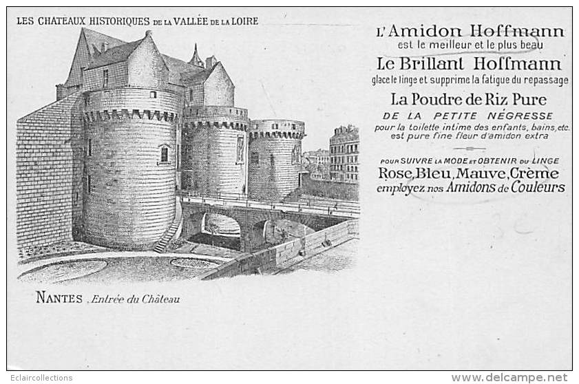 Thème  Broderie.Amidon Hoffmann .Fil.Tissus:   Château De Nantes  (voir Scan) - Autres & Non Classés