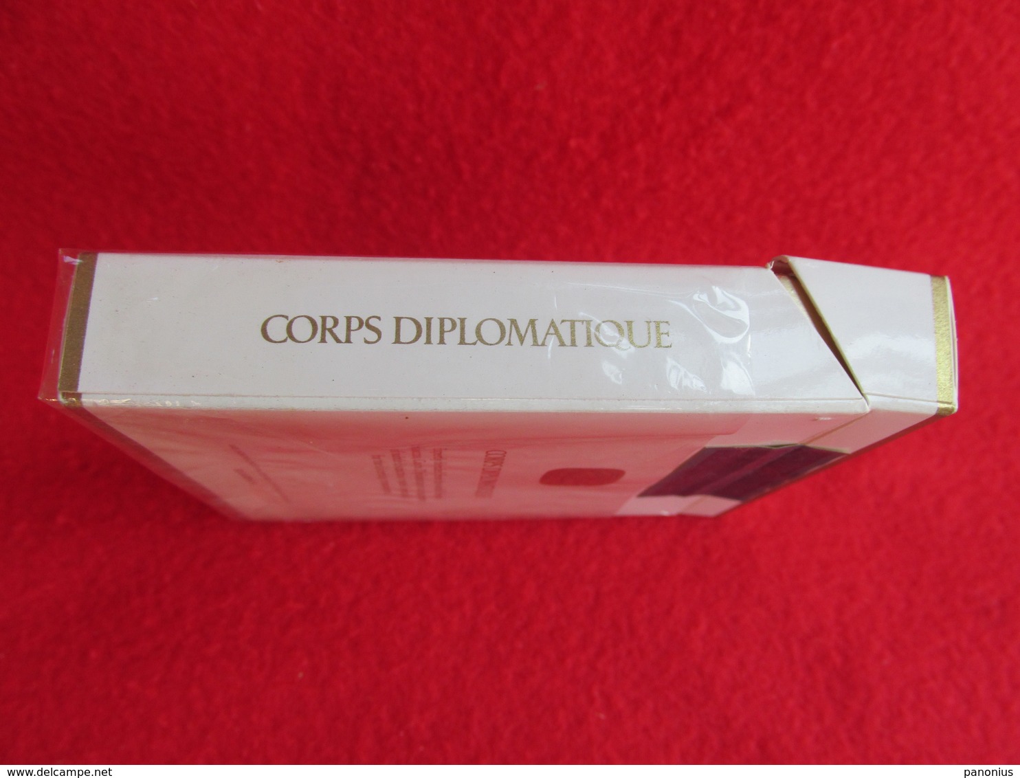 TOBACCO CIGARETTES CARDBOARD BOX CORPS DIPLOMATIQUE EMPTY - Boites à Tabac Vides