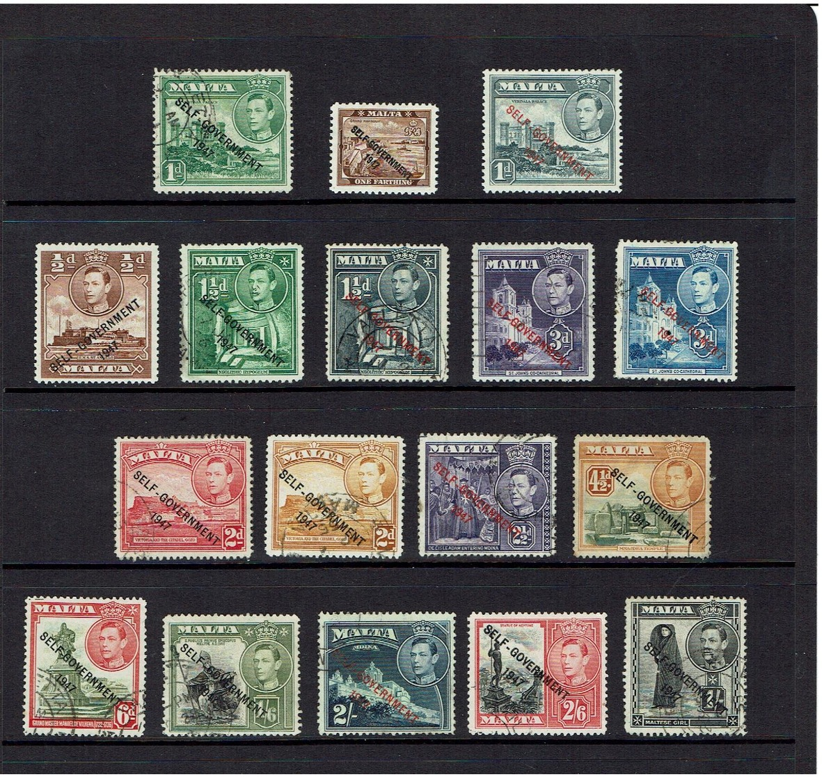 MALTA....used/mh - Malta (...-1964)