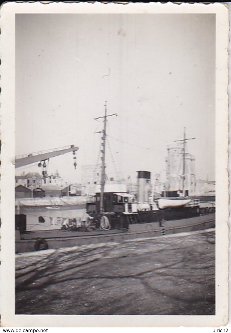 Foto Hafen In La Rochelle - Frankreich - Ca. 1940 - 8*5,5cm (35701) - Orte