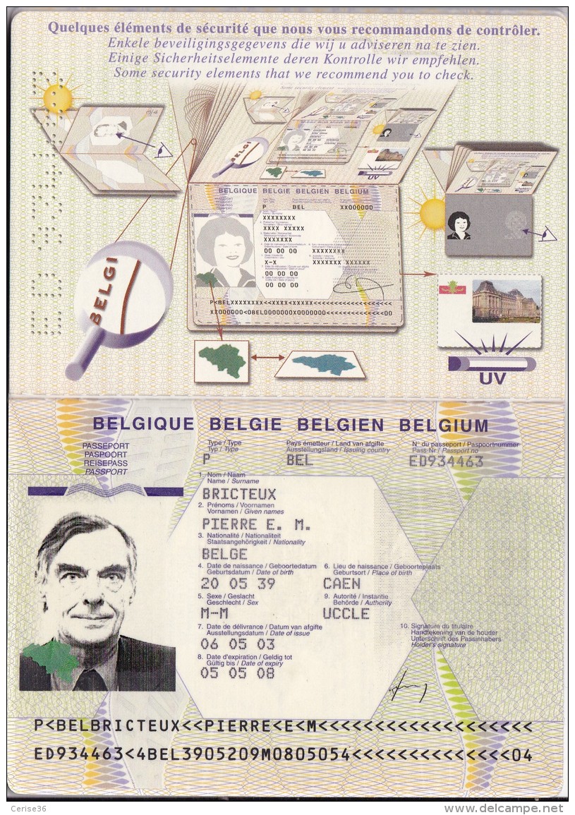 Passeport Royaume De Belgique - Non Classés