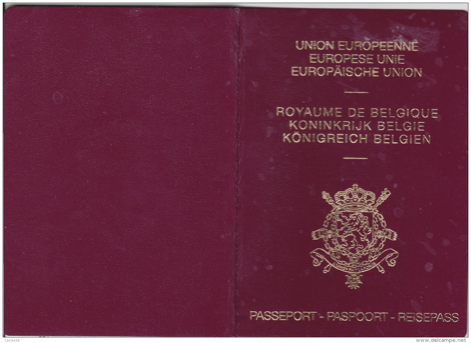 Passeport Royaume De Belgique - Non Classés