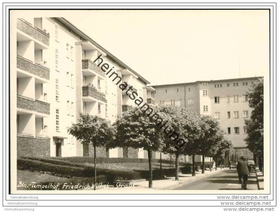 Berlin-Tempelhof - Friedrich-Wilhelm-Strasse - Foto-AK Grossformat 60er Jahre - Tempelhof