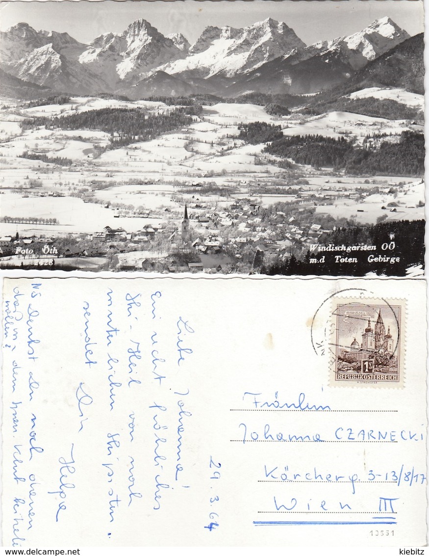 OÖ - Windischgarsten - Gegen Totes Gebirge  Gel. 1964 - Windischgarsten
