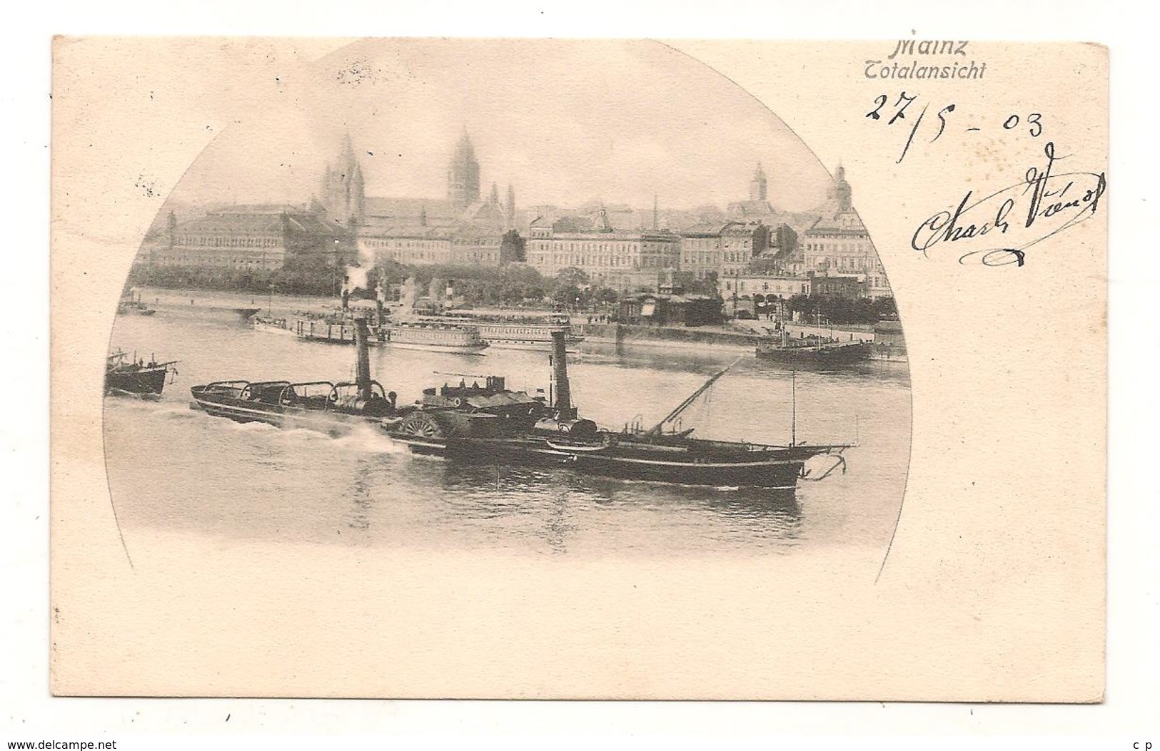 Bateaux -  Remorqueur - Vapeur  - CPA° - Tugboats