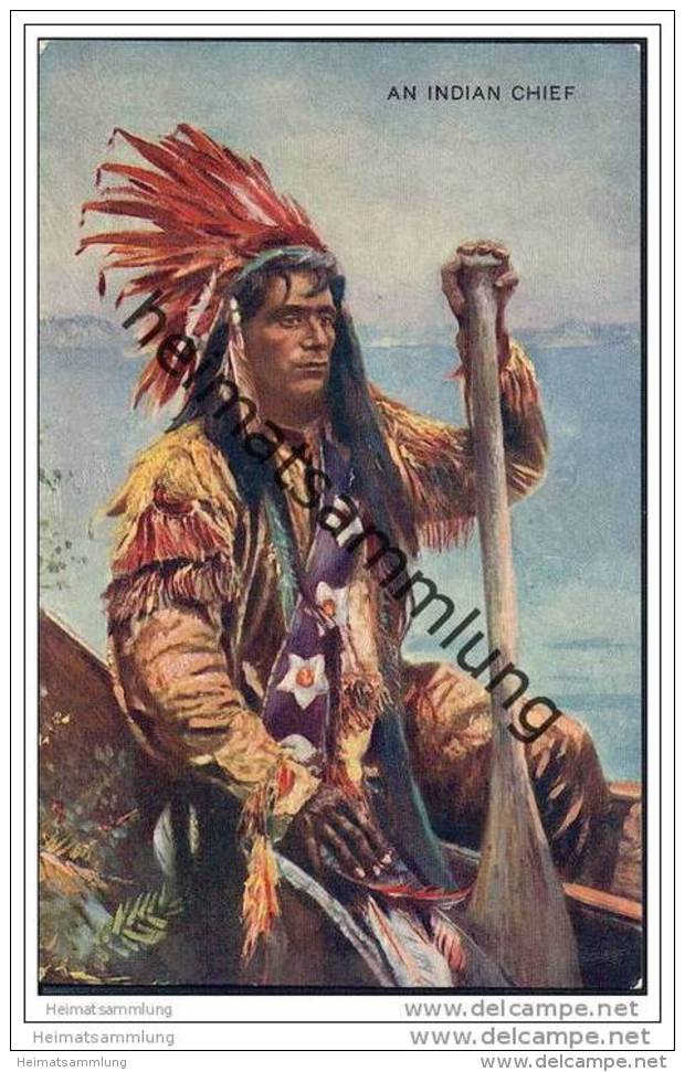 Canada - An Indian Chief - Indianerhäuptling - Otros & Sin Clasificación