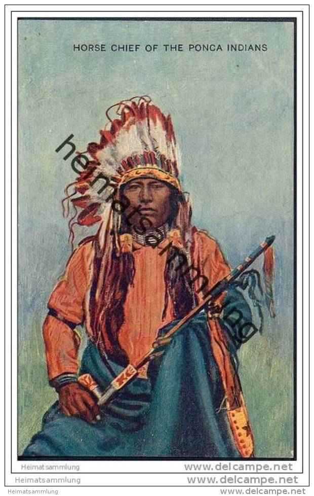 Canada - Horse Chief Of The Ponca Indians - Häuptling Der Ponca Indianer - Other & Unclassified