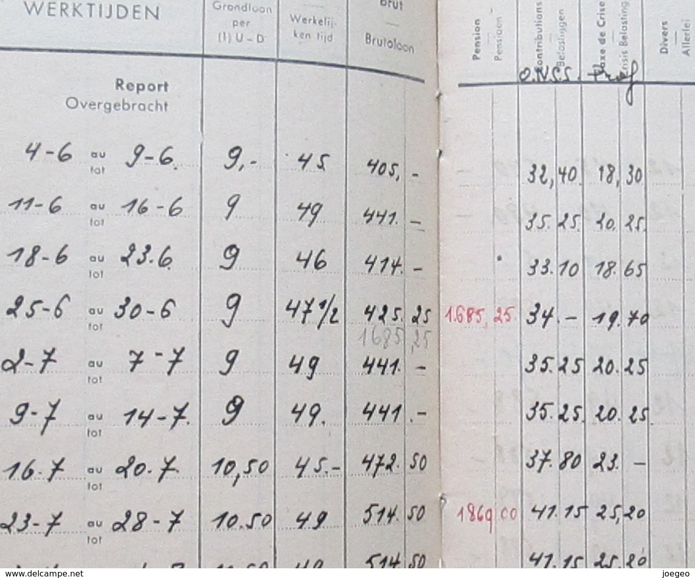 Belgique - Carnet De Salaire 1945 - Apprenti-mouleur - Novita Atelier Et Studio - Bruxelles, Av De La Reine - Historische Dokumente