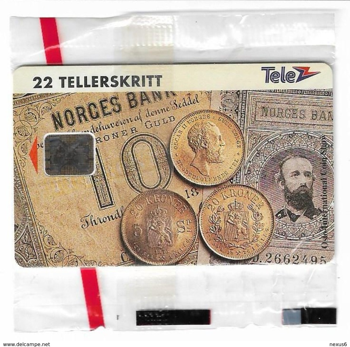 Norway - Telenor - Gold Coins - N-19 - 10.1993, 6.000ex, NSB - Norway