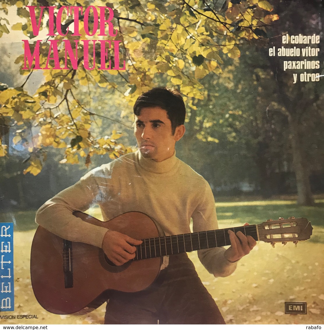 LP Argentino De Víctor Manuel Año 1970 - Autres - Musique Espagnole
