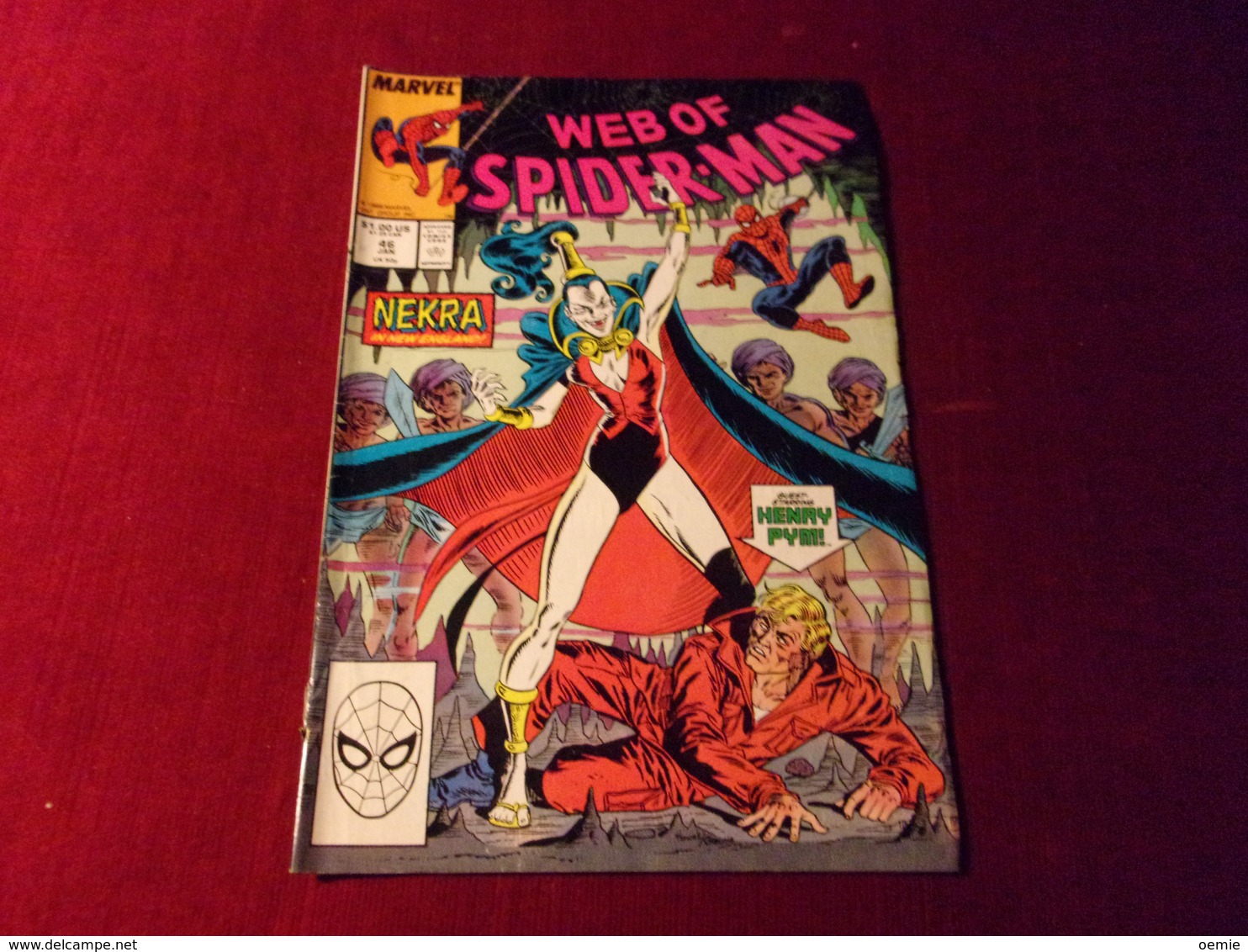 WEB OF   SPIDER MAN   46 JAN - Marvel