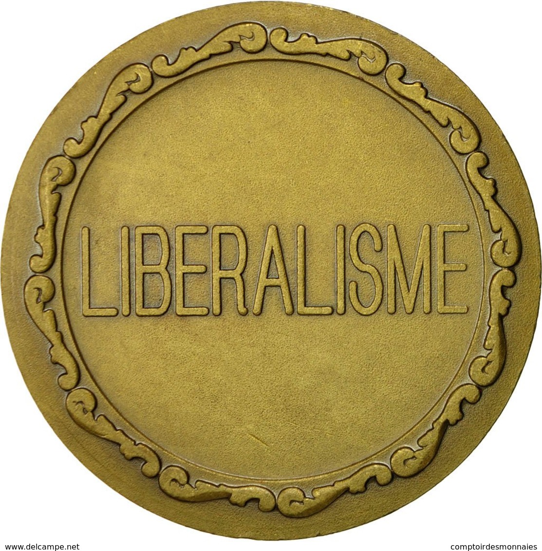 France, Médaille, Libéralisme, Statue De La Liberté, 1996, SUP+, Bronze - Autres & Non Classés