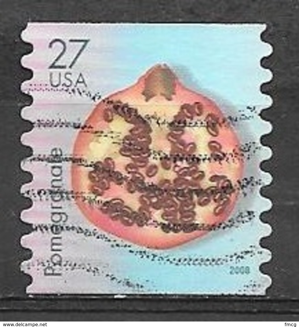 2008 27 Cents Pomegranate, Coil, Used - Used Stamps