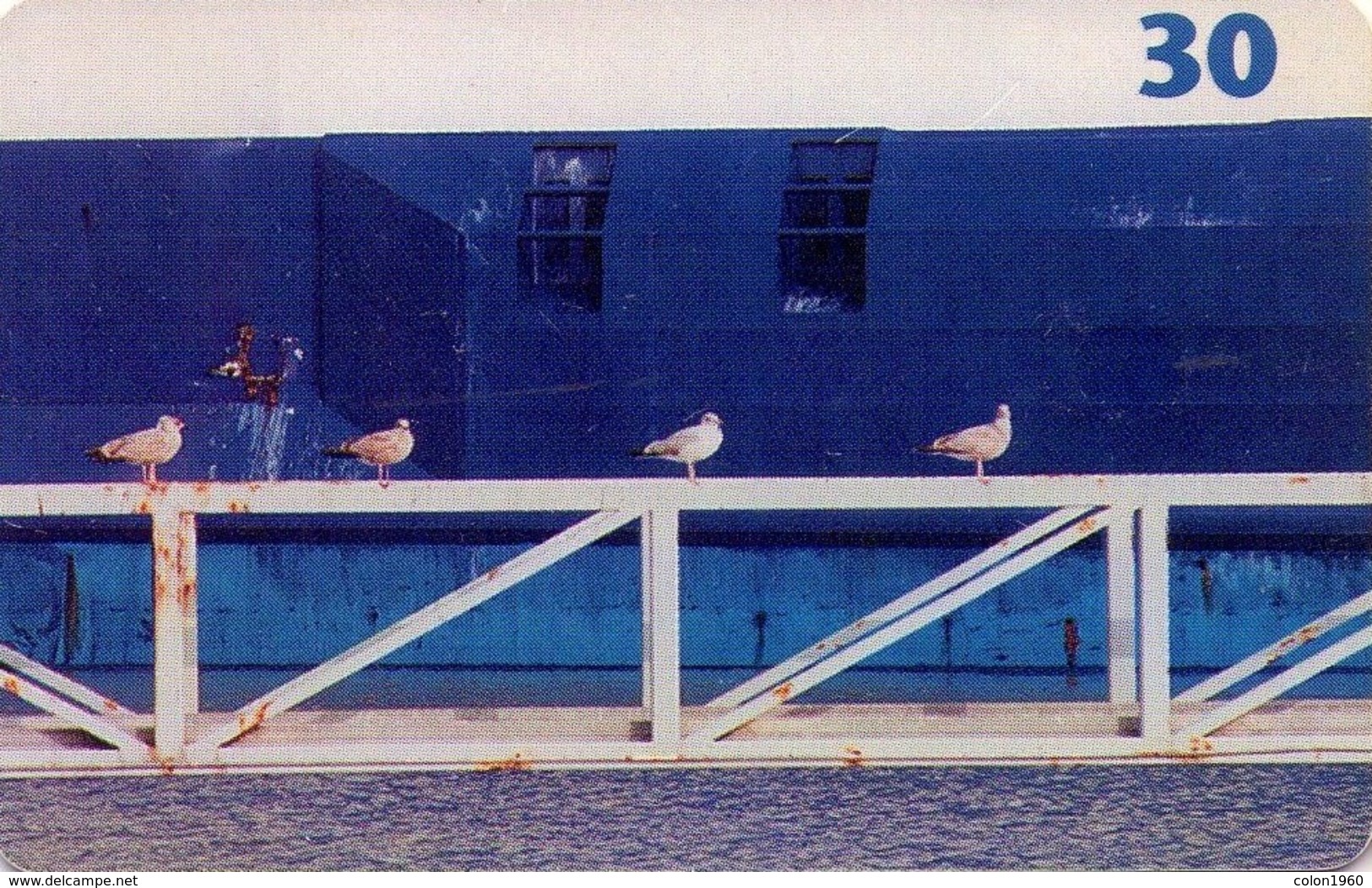 TARJETA TELEFONICA DE DINAMARCA. TDD035, Seagulls (048) - Dinamarca