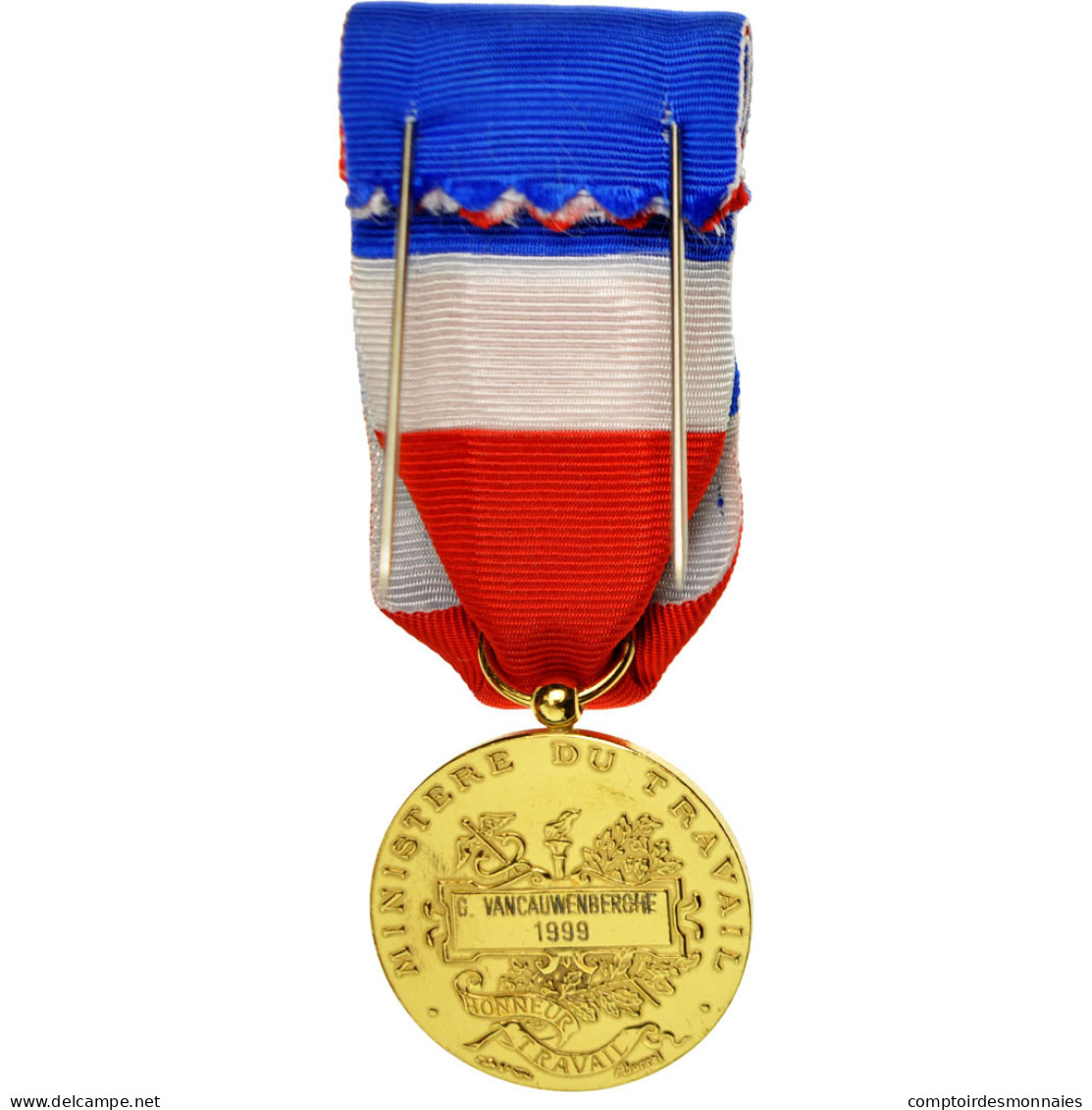 France, Médaille D'honneur Du Travail, Médaille, 1999, Non Circulé, Borrel - Other