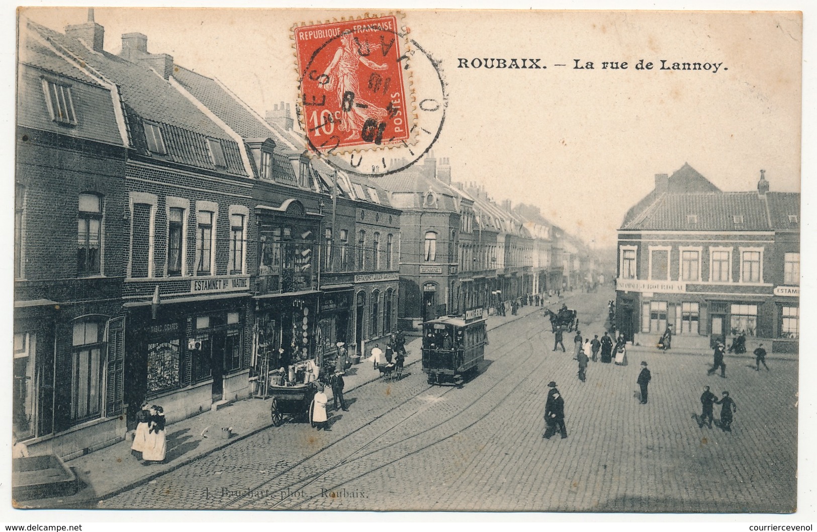 CPA - ROUBAIX (Nord) - La Rue De Lannoy - Roubaix