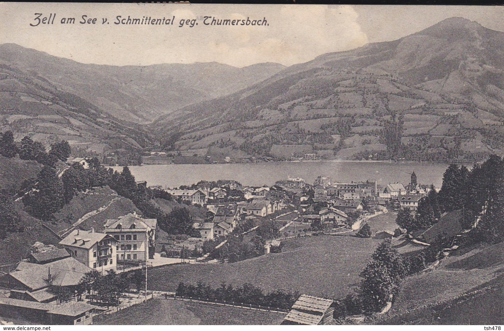 AUTRICHE---ZELL AM SEE--v. Schmttental Geg. Thumersbach--voir  2 Scans - Zell Am See