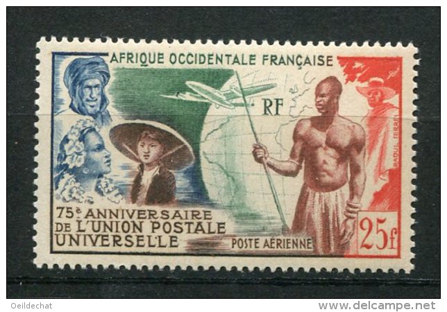 7796  A.O.F    PA 15 **  75é Anniversaire De L'Union Postale Universelle ( U.P.U )  1949    TB - Unused Stamps