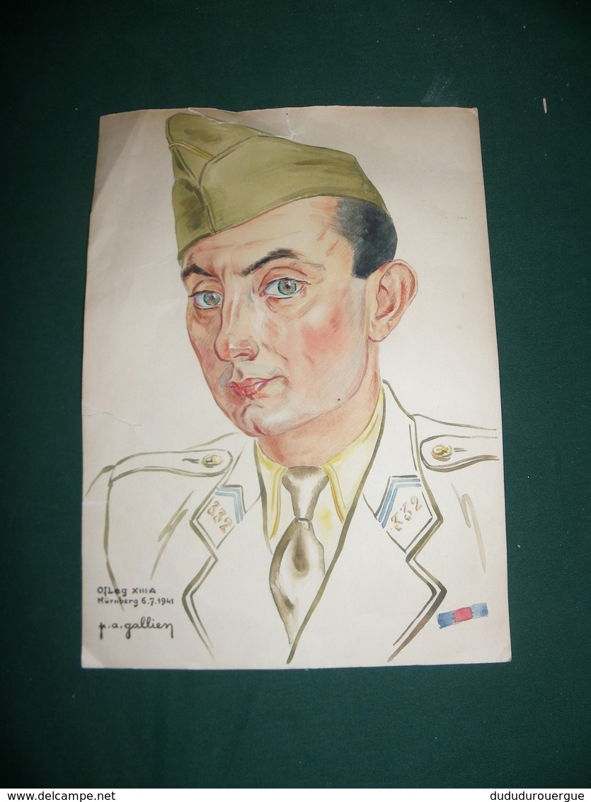 OFLAG XIII A DE NUREMBERG : PORTRAIT - 1939-45