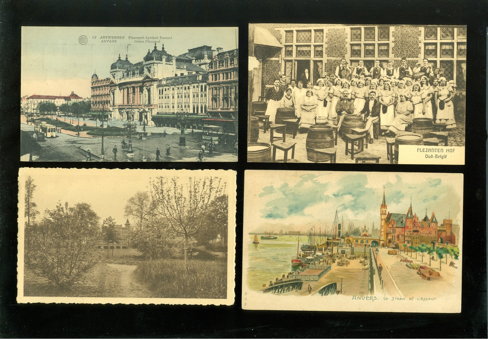 Beau lot de 60 cartes postales de Belgique  Anvers      Mooi lot van 60 postkaarten van België  Antwerpen - 60 scans