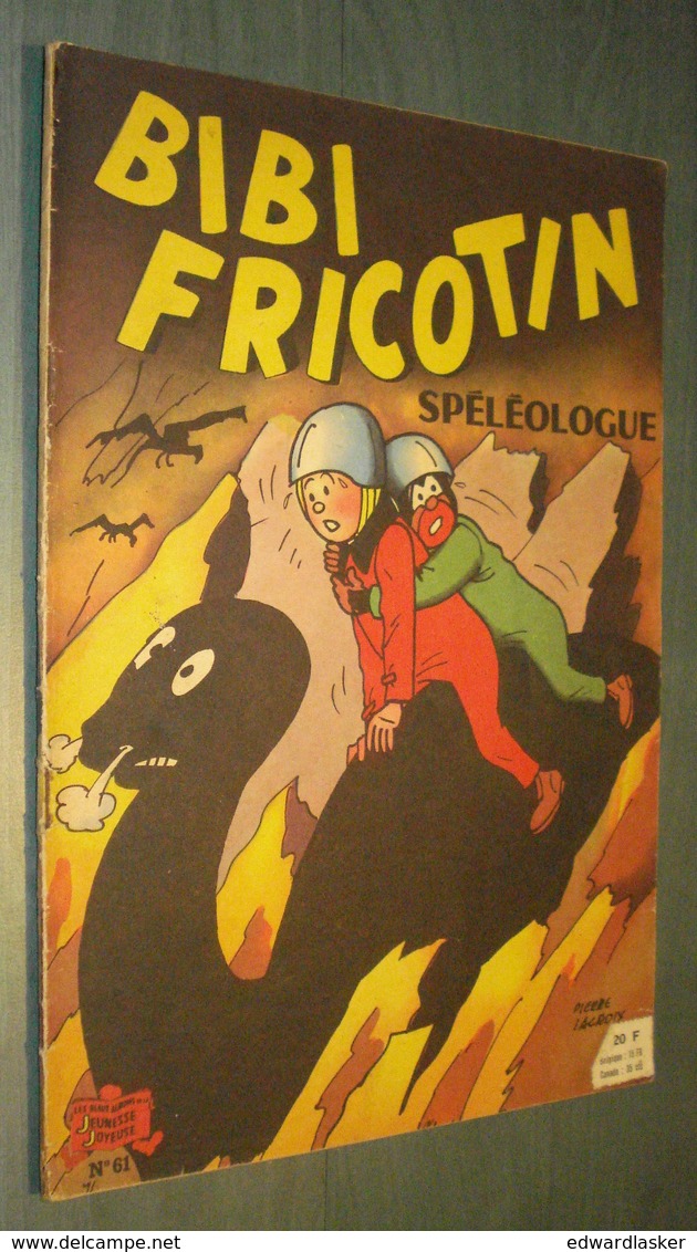 BIBI FRICOTIN N°61 : Spéléologue - LACROIX - EO 1963 - Bibi Fricotin