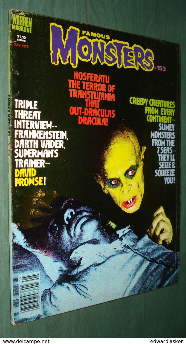 FAMOUS MONSTER N°153 (mai 1979) - Nosferatu, Dracula, Werewolf, ... - Horror/ Mostri