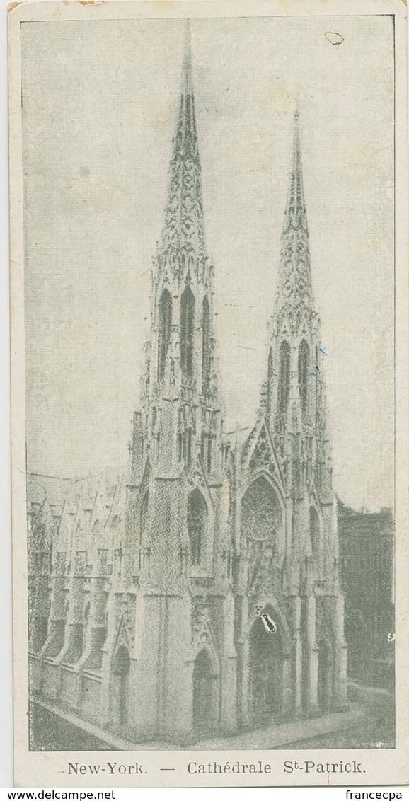 14 CARTE Dite MIGNONETTE - ETATS-UNIS - NEW-YORK - Cathédrale St-Patrick - Églises