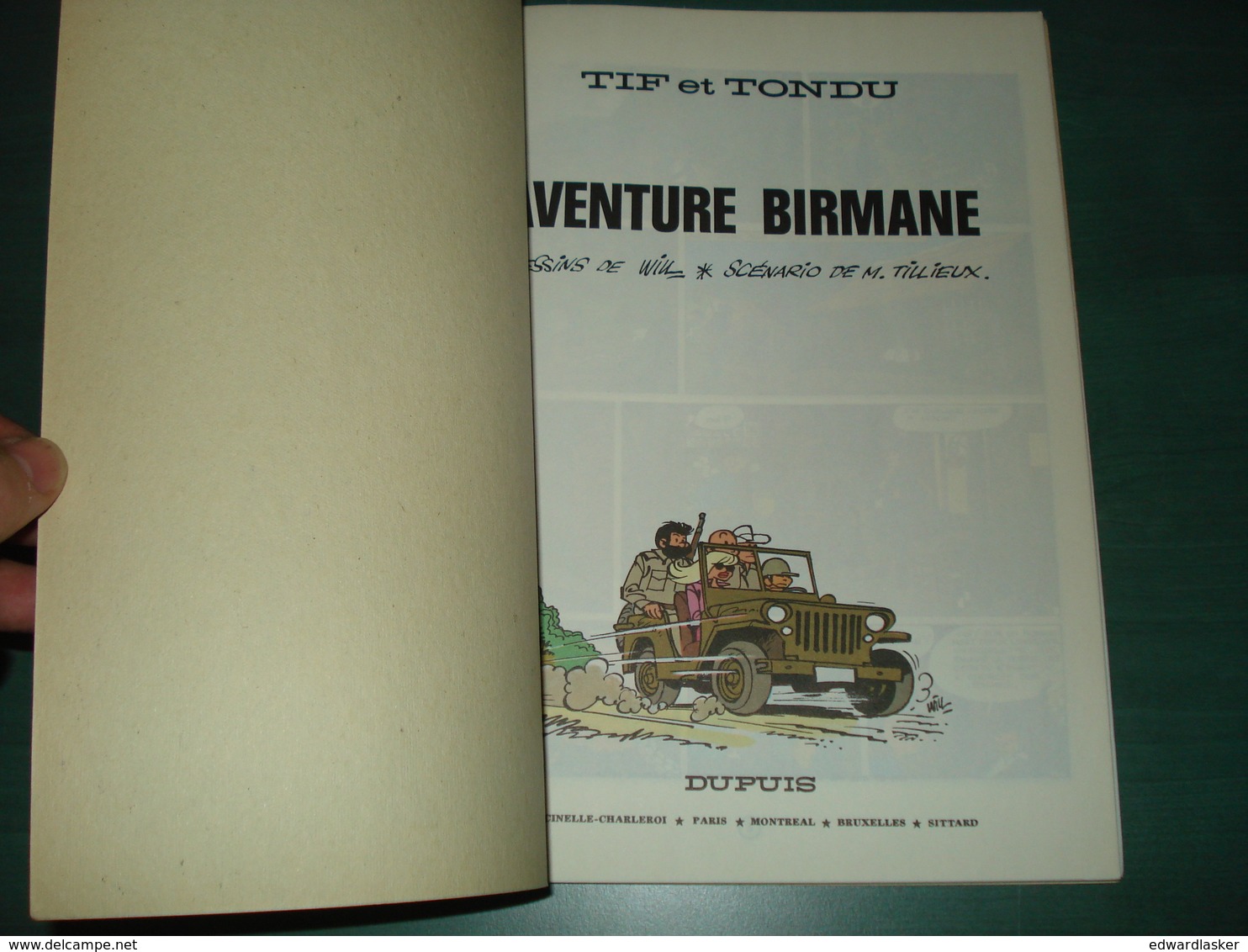 TIF ET TONDU 24 : Aventure Birmane - EO Dupuis 1976 - Très Bon état - Tif Et Tondu