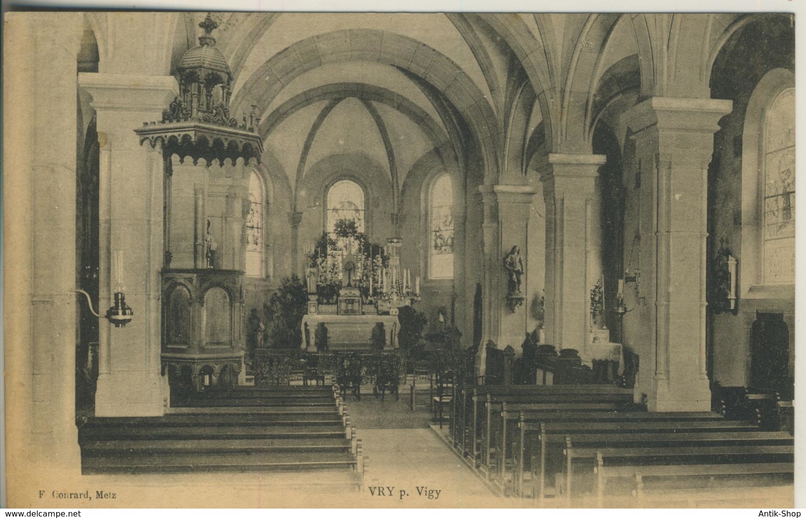 Vry V. 1925  Kirche  (761) - Metz
