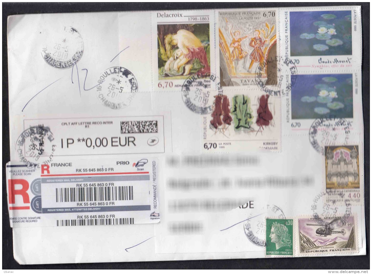 France Modern Cover Travelled To Serbia - Cartas & Documentos