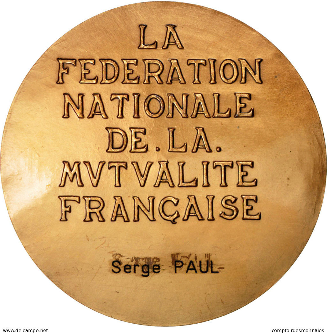 France, Médaille, Fédération Nationale De La Mutualité Française, Roy - Other & Unclassified