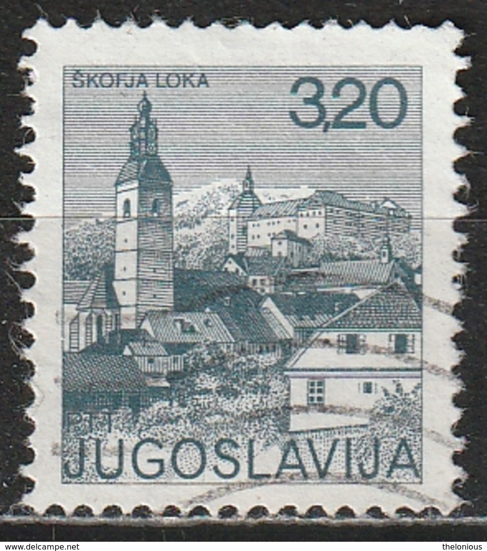 # Jugoslavia 1975 Skofja Loka - Chiese - Cattedrali - Basiliche - Cappelle | Torri | Turismo | Vedute Di Città - Usati