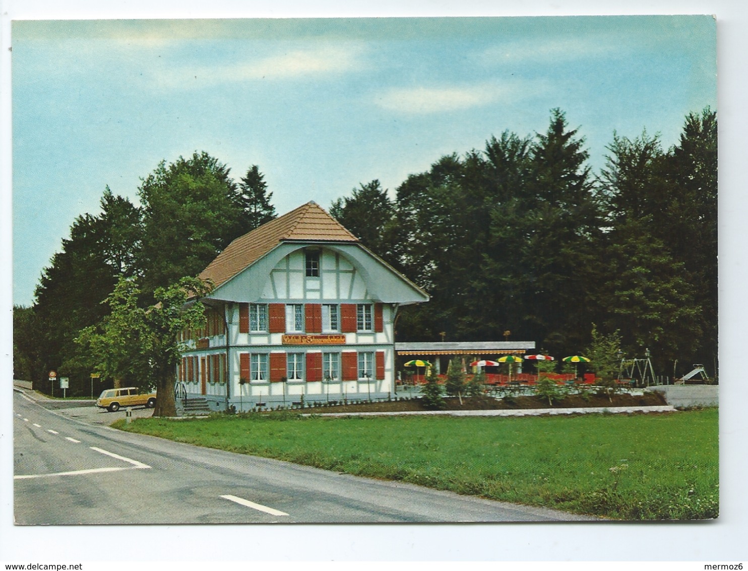 Wirtschaft Schwarzwasserbrucke An Der Route Bern Schwarzenburg Fam W Maurer Amherd Bachmann Foto - Berne