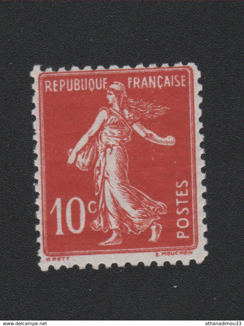 N° 138 10 C Semeuse Dit Faux De TURIN Gomme Charnière - Neufs