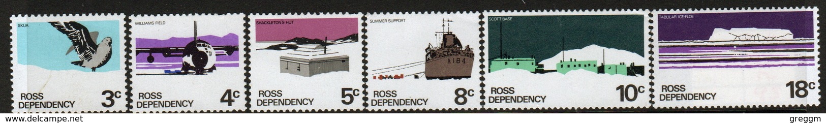 Ross Dependency Set Of Definitive Stamps From 1972. - Unused Stamps