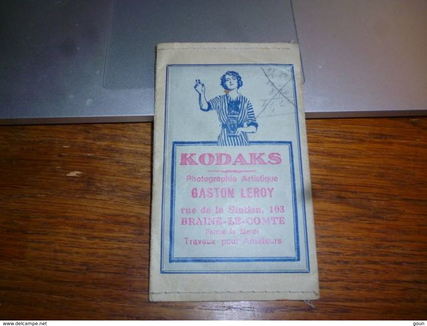 BC5-2-0  Pochette Photo Kodaks Braine Le Comte Gaston Leroy - Other & Unclassified