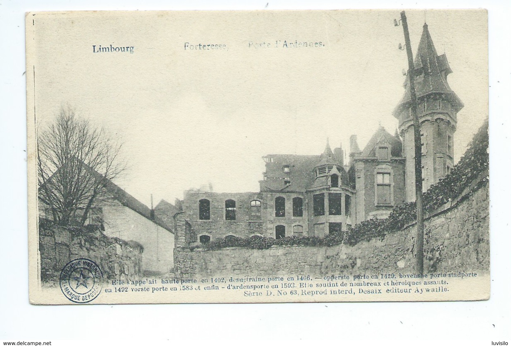 Limbourg. Forteresse, Porte D'Ardennes - Limbourg