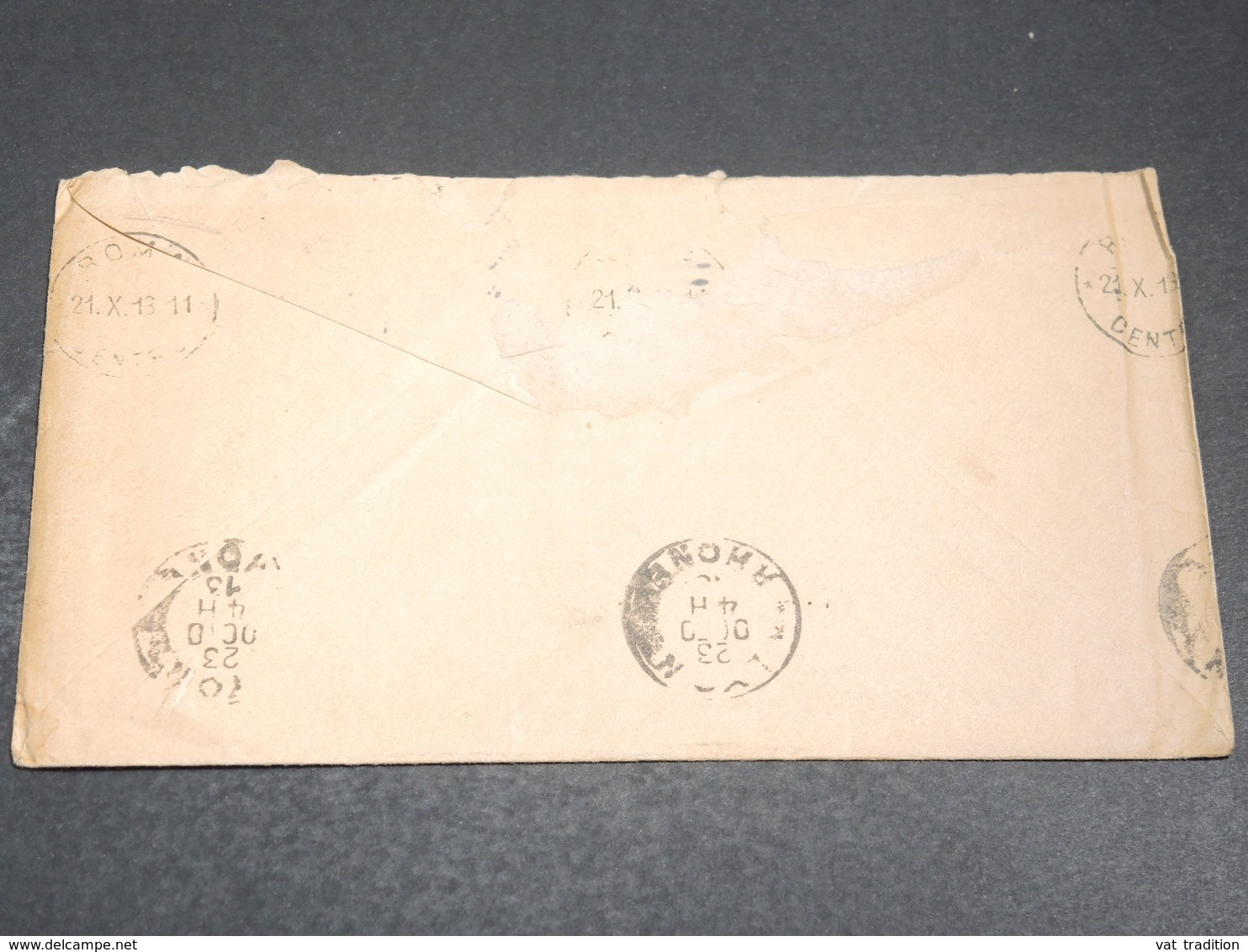 ETATS UNIS - Entier Postal + Complément De Birmingham Pour L 'Italie , Redirigé Vers La France En 1913 - L 20141 - 1901-20