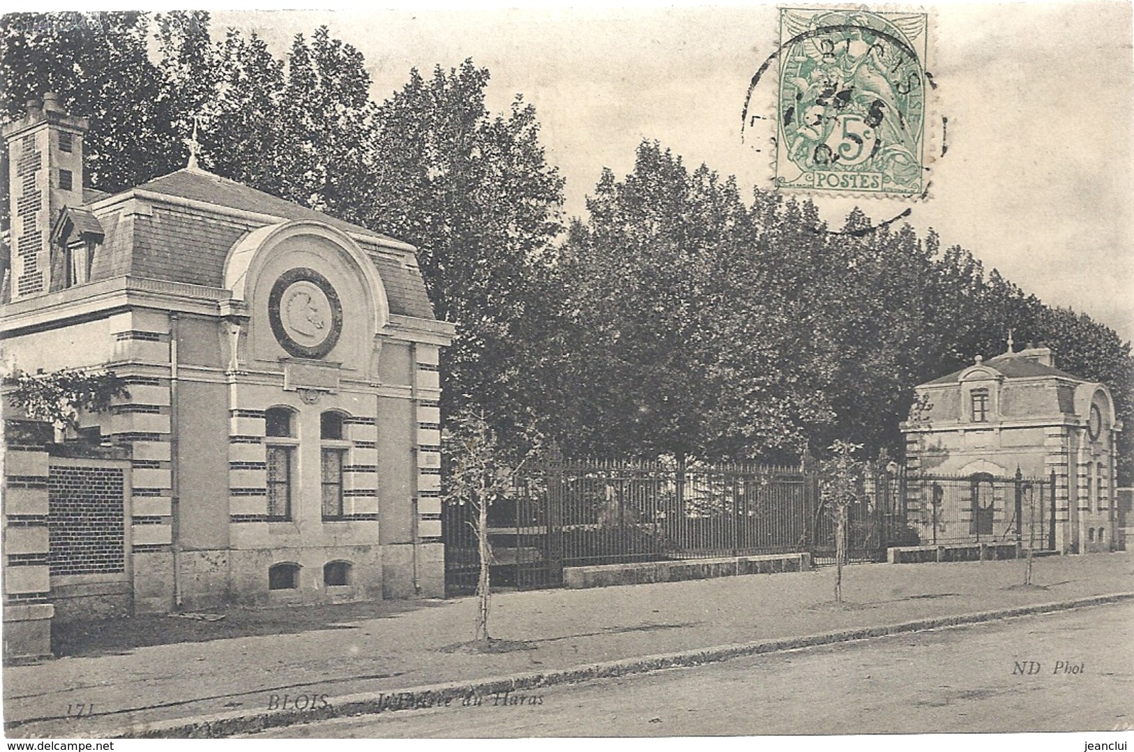 171. BLOIS . L'ENTREE DU HARAS . AFFR SUR RECTO - Blois