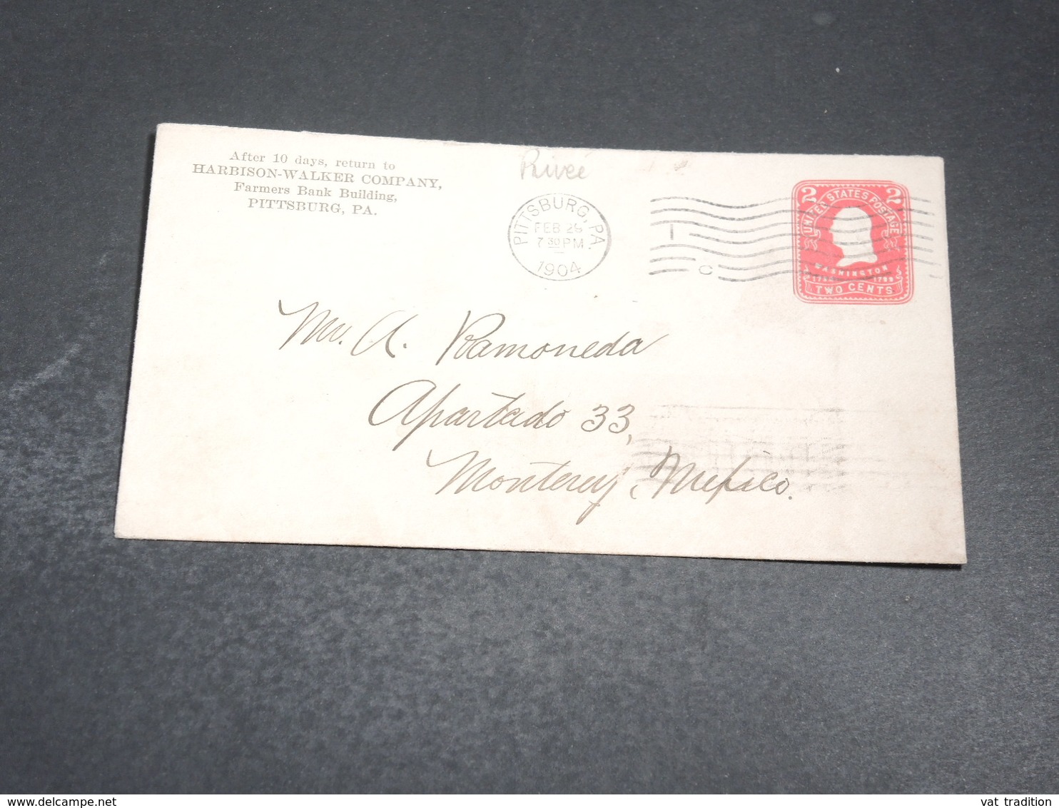 ETATS UNIS - Entier Postal De Pittsburg Pour Mexico En 1904 - L 20144 - 1901-20