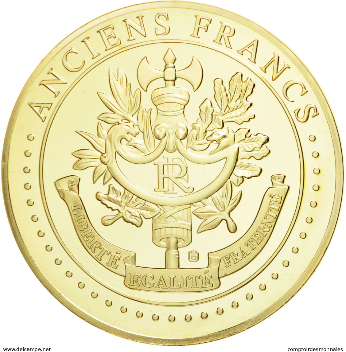France, Médaille, Les Anciens Francs, Billet De 5000 Francs Victoire, FDC - Autres & Non Classés