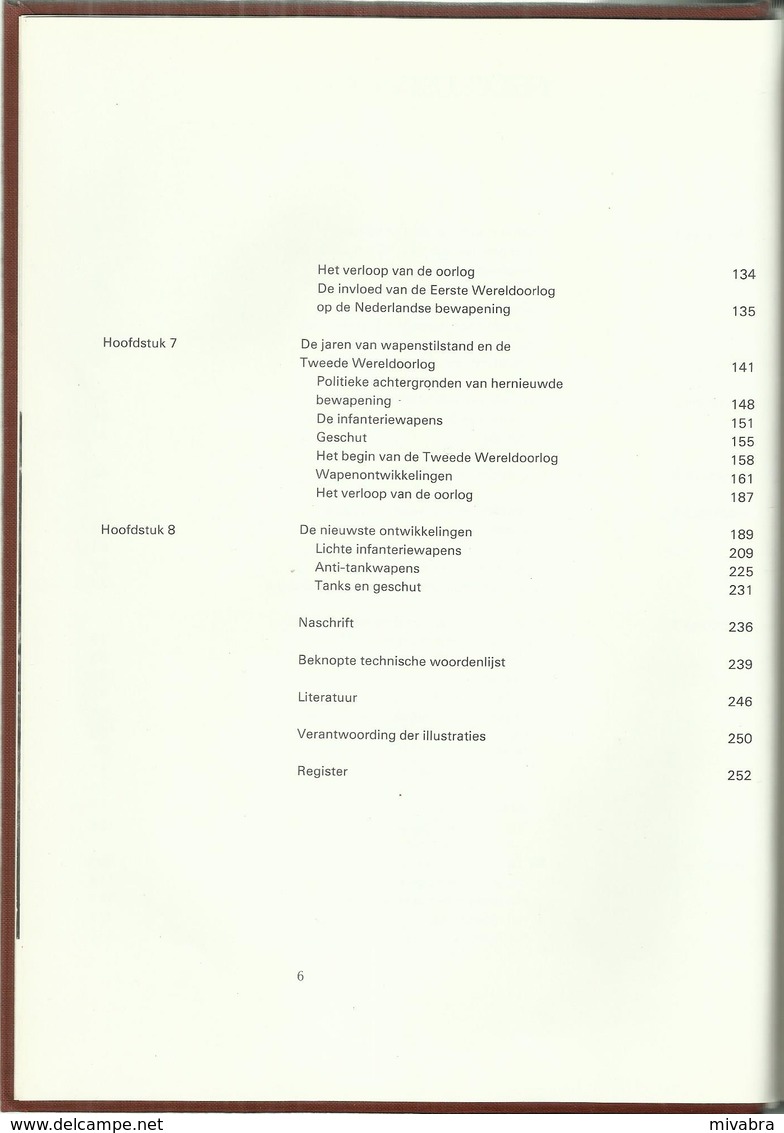 VUURWAPENS VAN 1840 TOT HEDEN - J. LENSELINK - FIBULA 1975 - Niederländisch