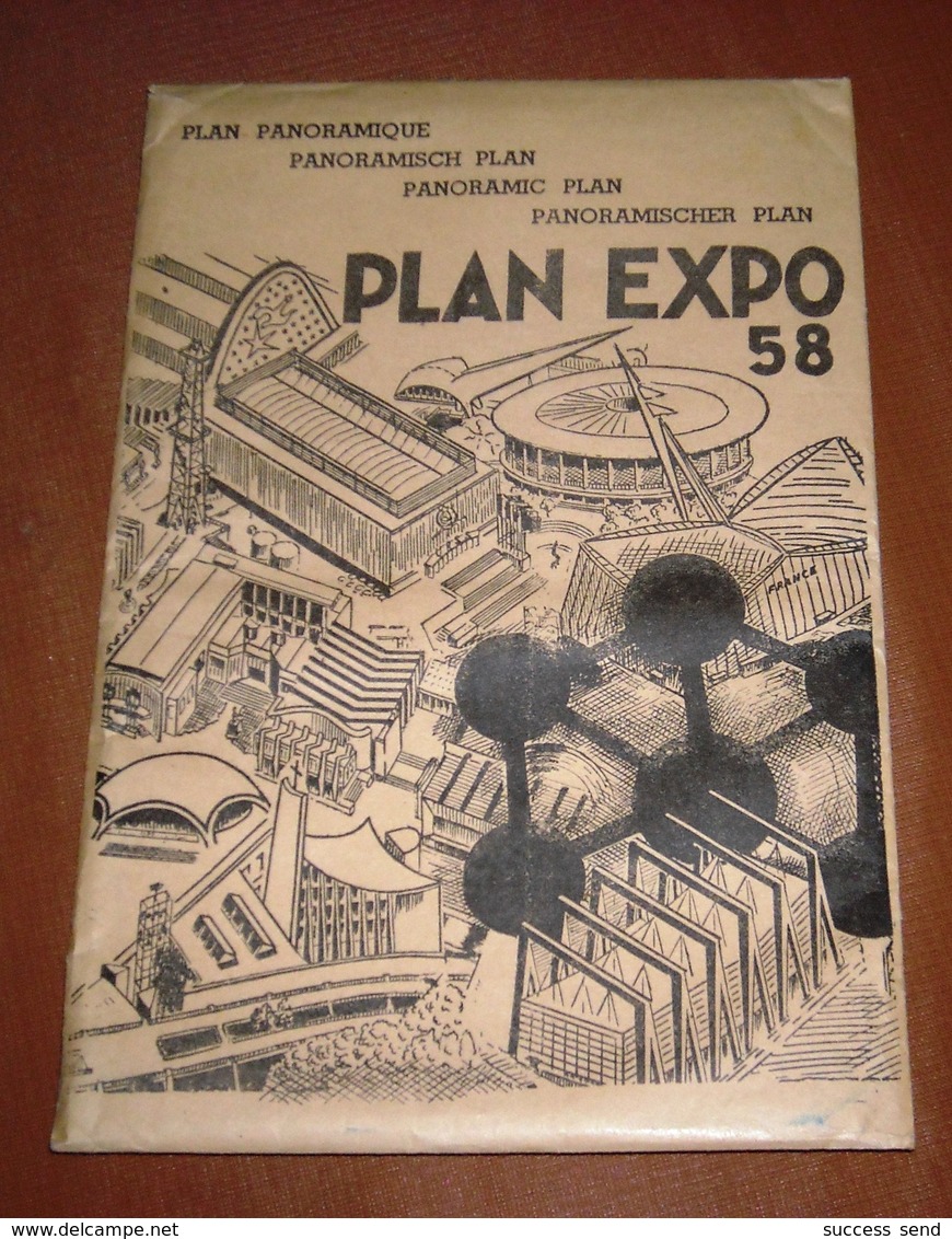 PLAN EXPO BRUXELLES 58 PANORAMIQUE. Exposition Universelle 1958 Belgique - Other & Unclassified