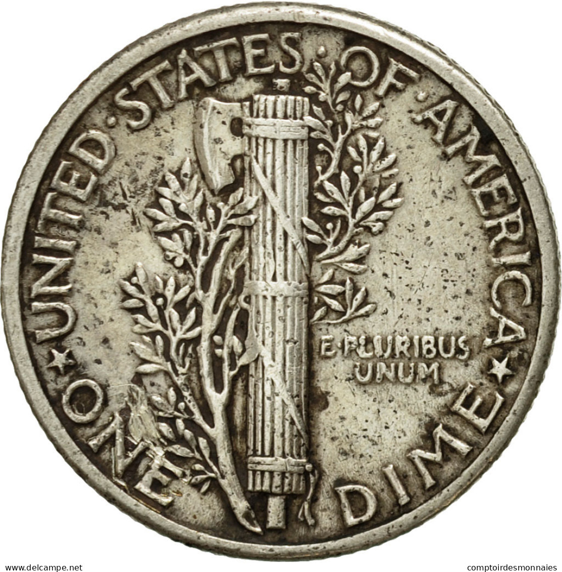 Monnaie, États-Unis, Mercury Dime, Dime, 1942, U.S. Mint, Philadelphie, TB+ - 1916-1945: Mercury (Mercure)