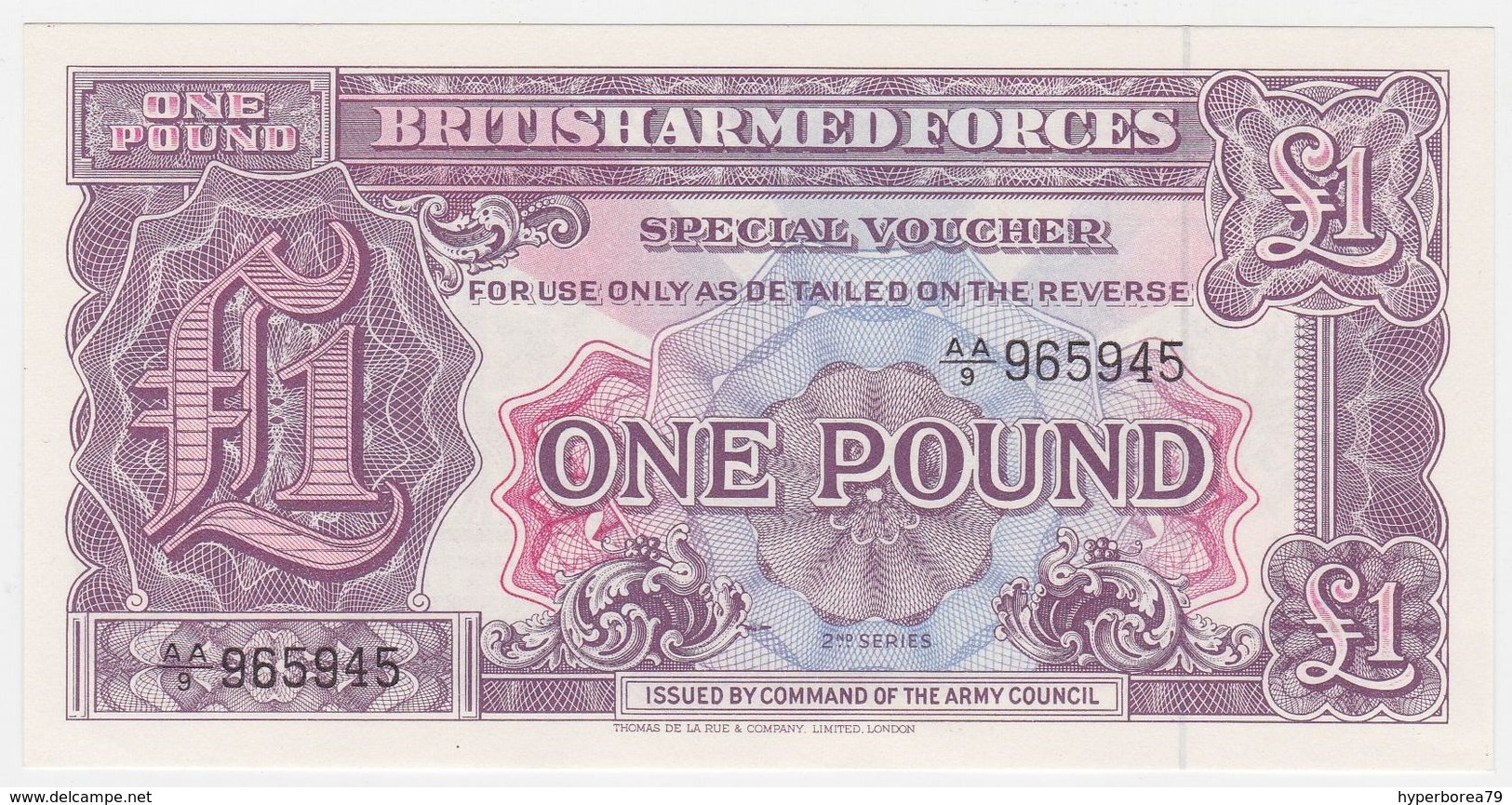 Great Britain P M22 - 1 Pound 1948 2nd Series - UNC - Forze Armate Britanniche & Docuementi Speciali