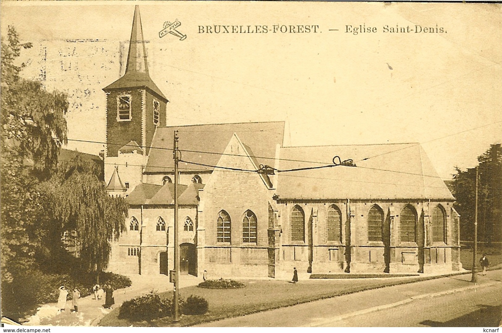 CP De BRUXELLES - FOREST " Eglise Saint-Denis " - Forest - Vorst