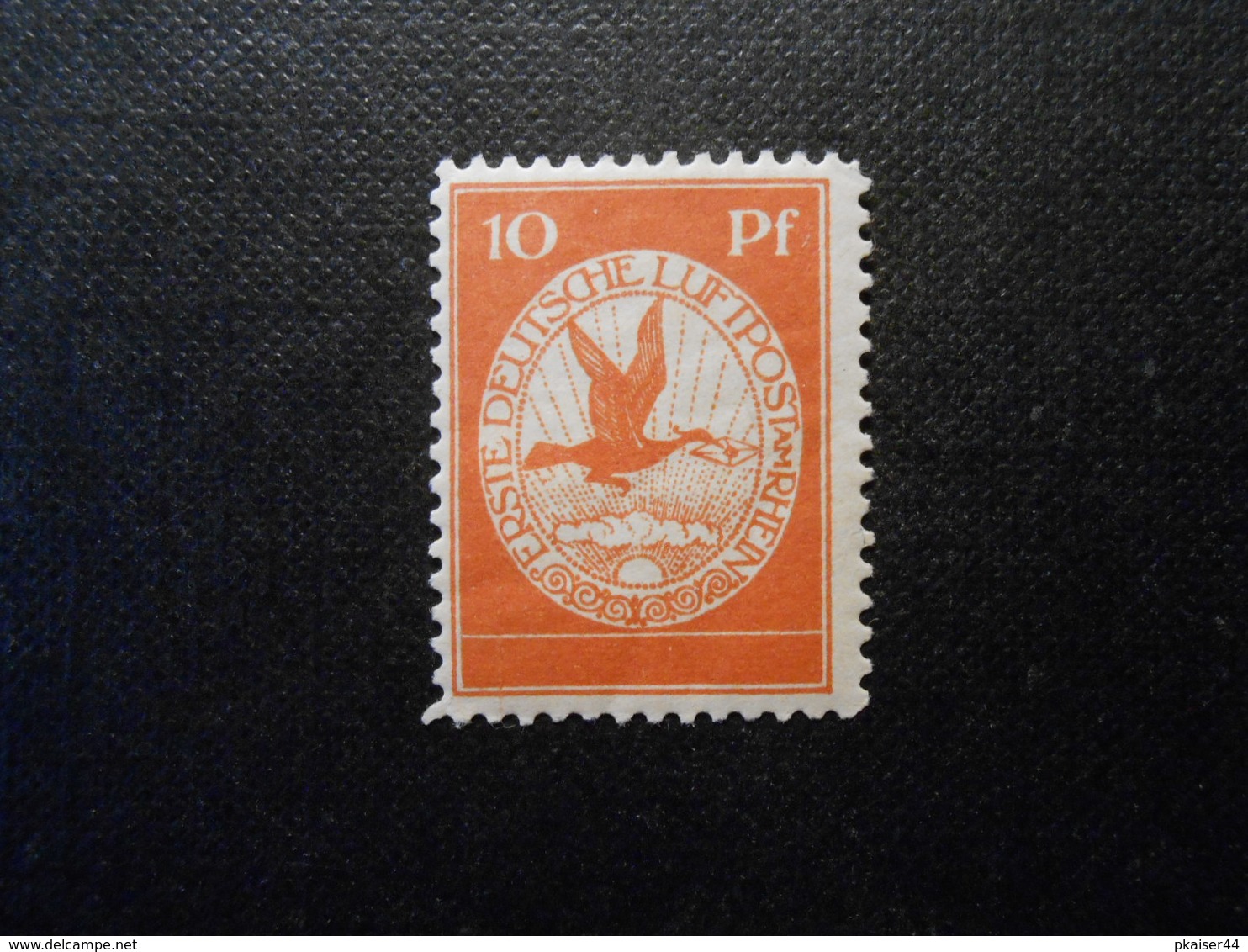 D.R. L  - 10Pf*MLH - Flugpost - 1912 - Mi**30,00 € - Unused Stamps