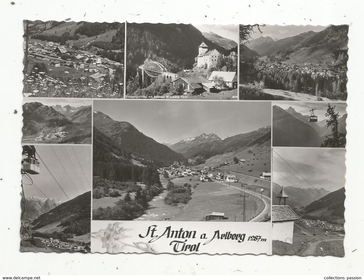 Mo , Cp, AUTRICHE , ST. ANTON A. ARLBERG , 1287m , TIROL ,multi Vues , Ed. Mathis - St. Anton Am Arlberg